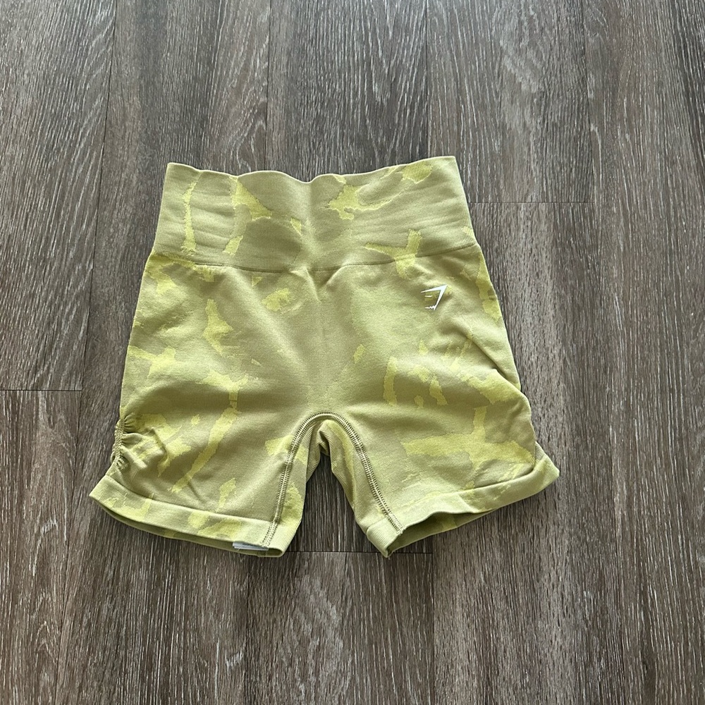 Gymshark Yellow Athletic Shorts